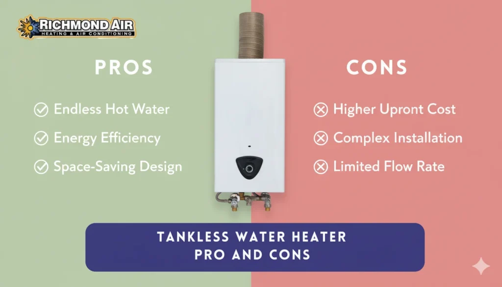Tankless Heater Pros and Cons