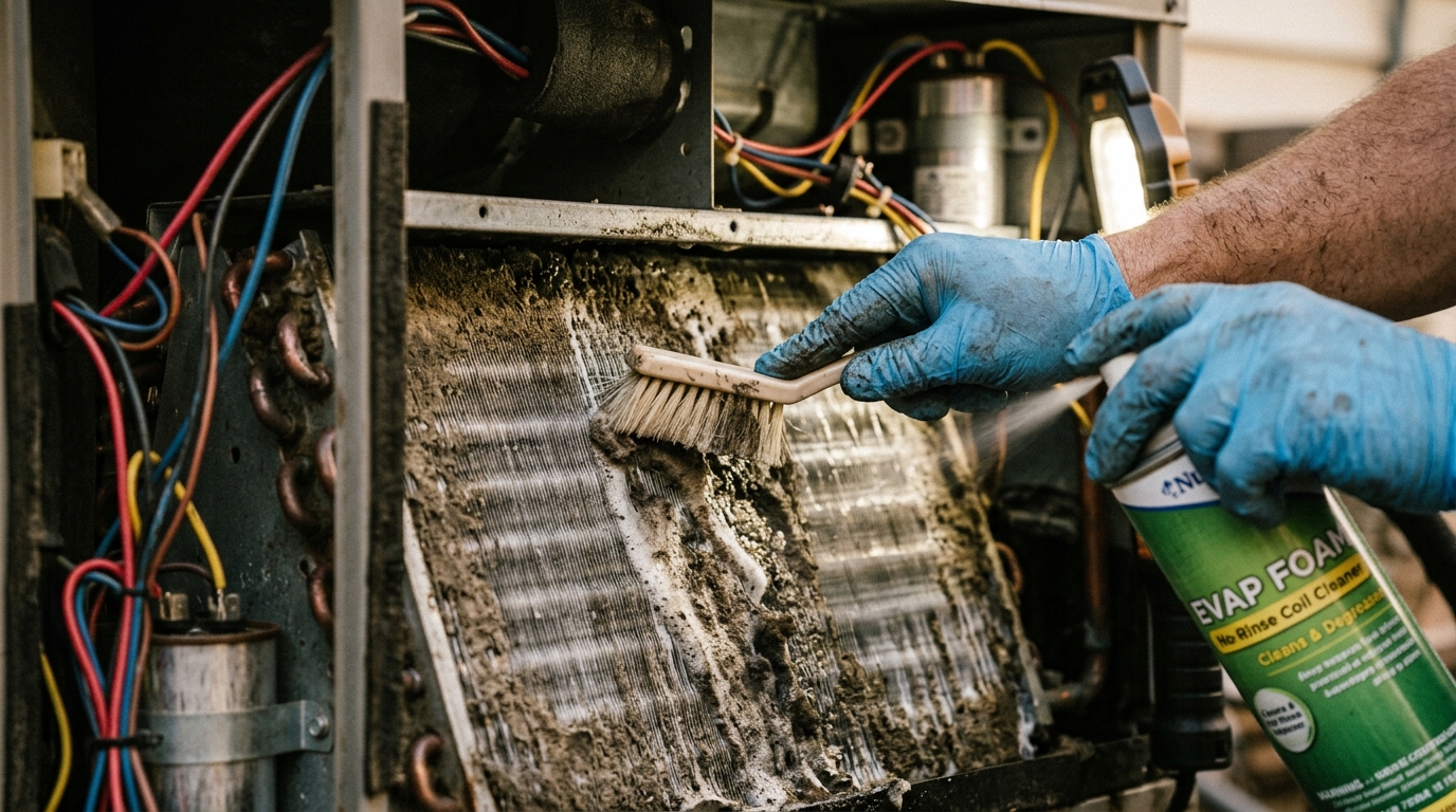 The Big Fixes Refrigerant Leaks and Coil Cleaning