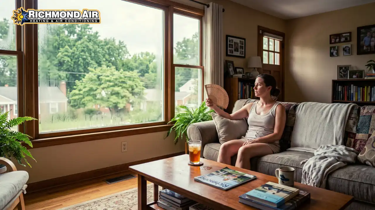High Humidity vs. Your AC Why Richmond Homes Feel Sticky Even When the AC Is Running